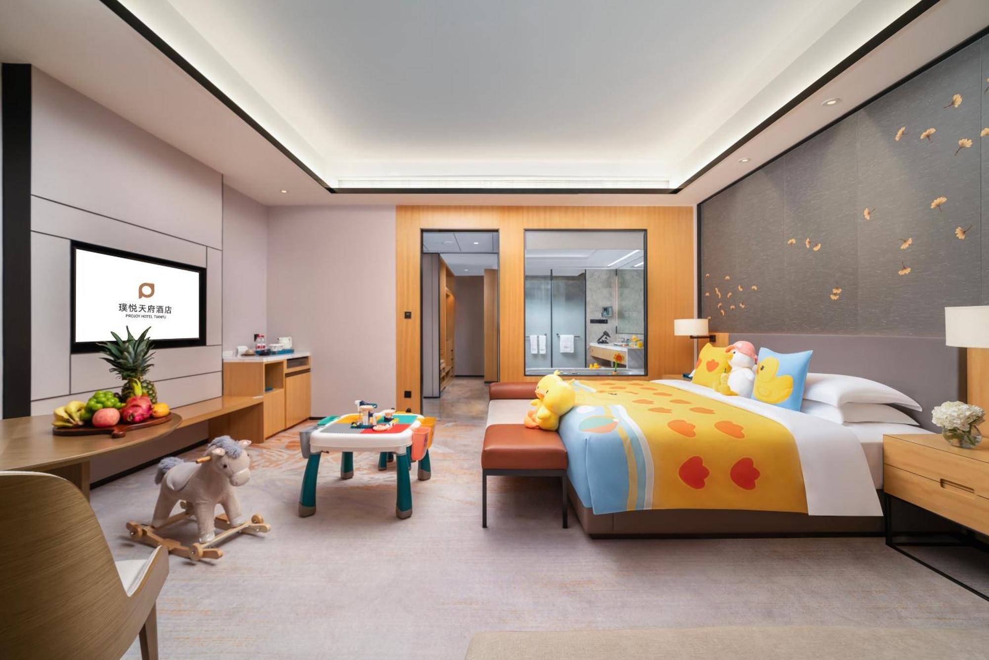 Projoy Hotel Tianfu Čcheng-tu Exteriér fotografie